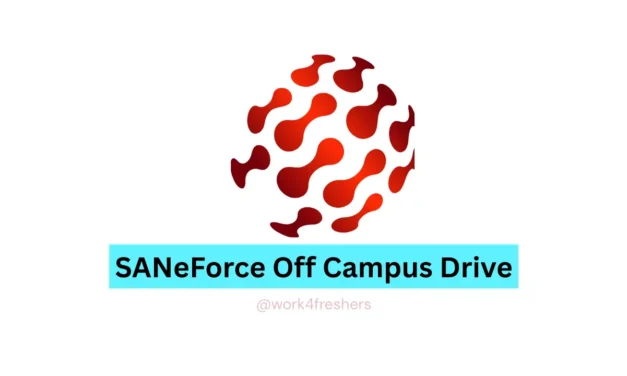 Saneforce is hiring for Trainee Post | Chennai Office Location