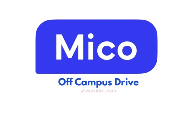 Mico QA Internship in Bengaluru | Freshers are eligible
